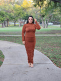 Silky Smooth Long Sleeves Dress -Cooper