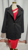 Women's Oversized Plush Button-Front Coat