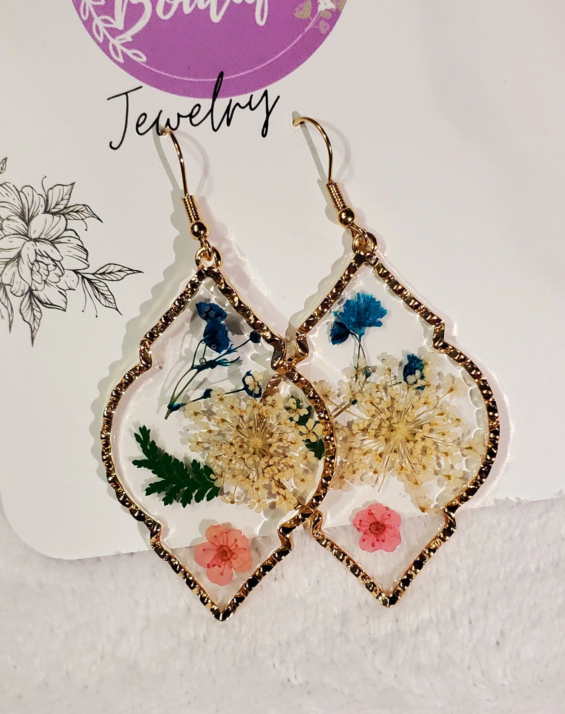 Floral statement earrings using Tulip dimensional paint – oh yay studio –  Color + Painting + Making + Everyday celebrating